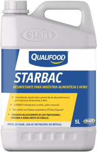 Imagem do produto Desinfetante para Indústria Alimentícia Starbac Qualifood START 5L